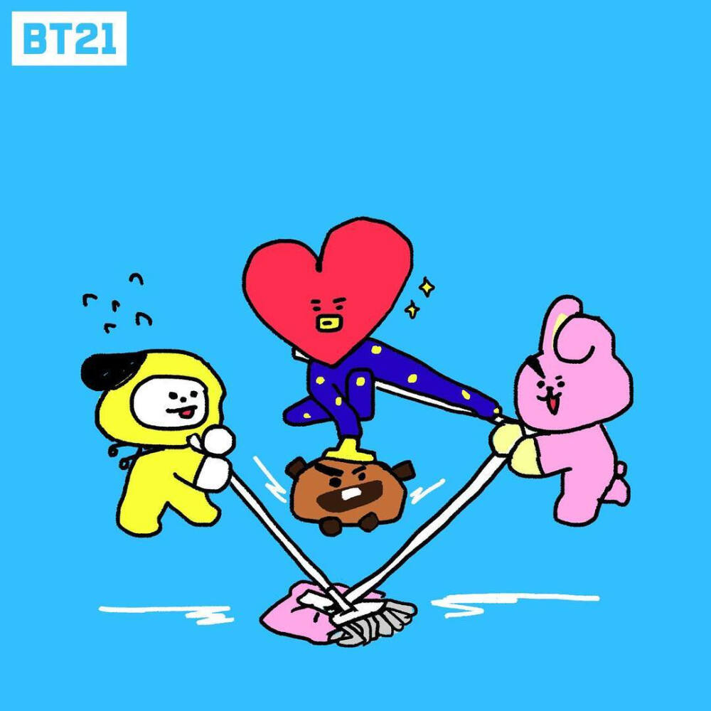 BT21
Van Koya RJ Shooky Mang Chimmy TATA Cooky