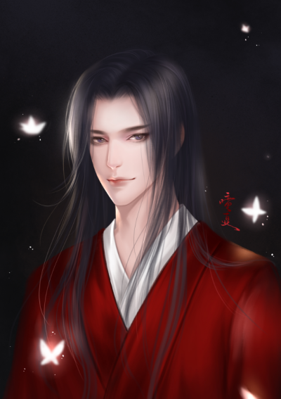 #墨香铜臭##天官赐福#花城 绘师：瞳夏bao