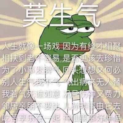 表情包 莫生气