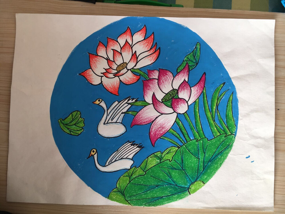 彩铅、油画棒、水粉