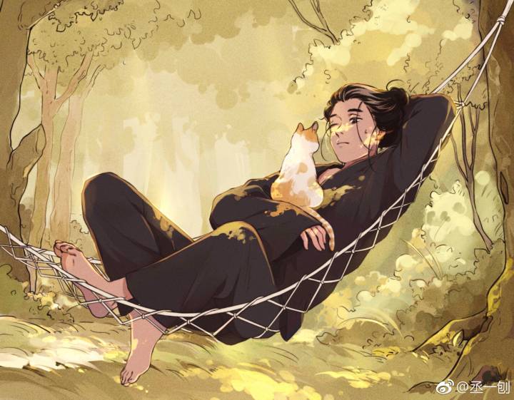 ＃王也＃清风徐来，水波不兴。年华空度，孤独无依。