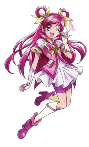 《yes!光之美少女5GoGo!》
梦原望 Cure Dream(梦天使)
变身口号: Precure Metamorphose，膨胀的梦想的力量
