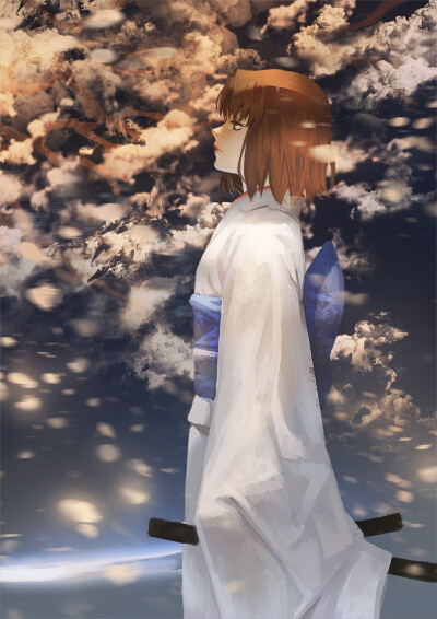 Fate/Grand Order 空之境界 两仪式 绘师：周墨放假（pixiv id=4003762） 本作品pixiv id=67468471
