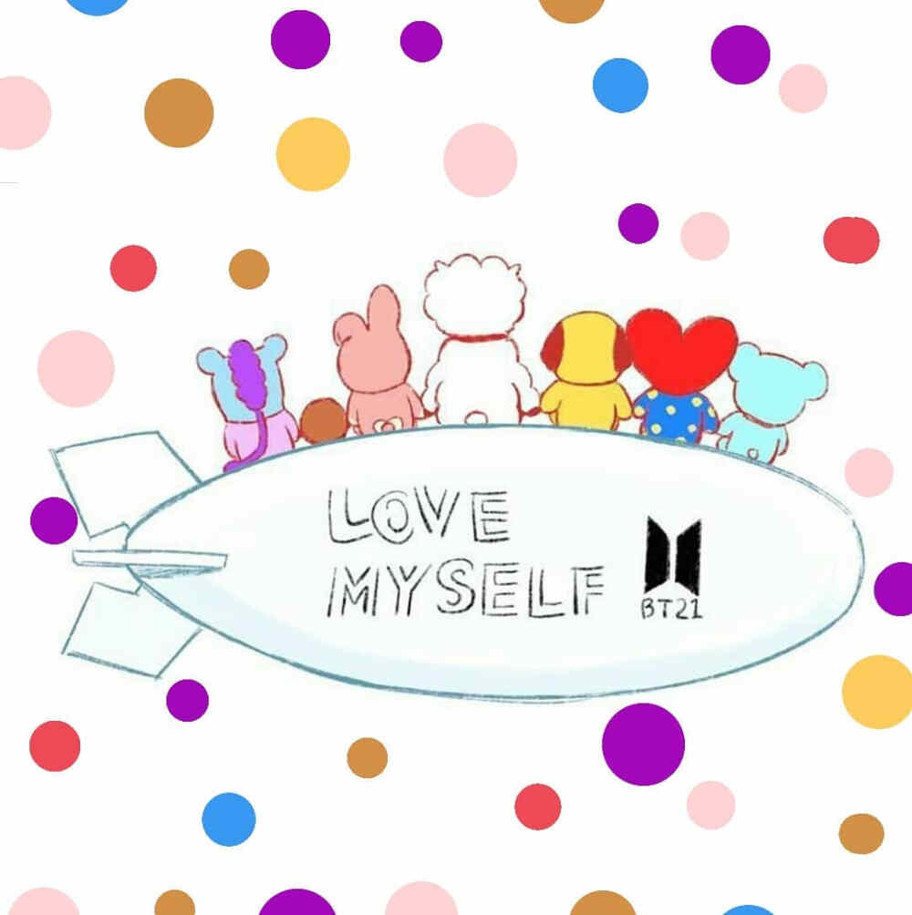 BT21
Van Koya RJ Shooky Mang Chimmy TATA Cooky