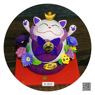 新年礼物 粘土招财猫系列