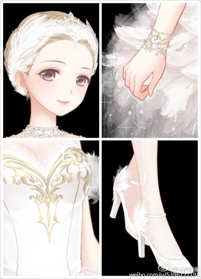 奇迹暖暖 白天鹅 大图