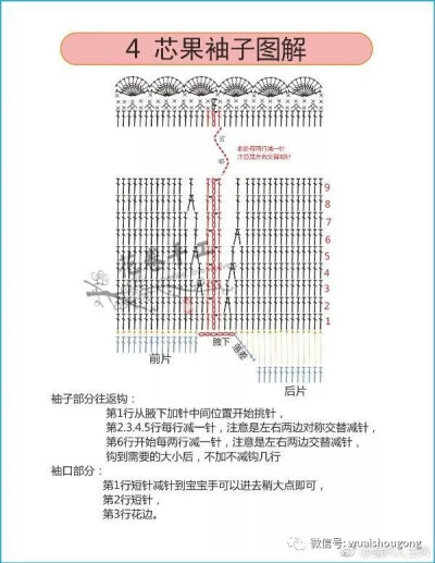 钩编童装上衣