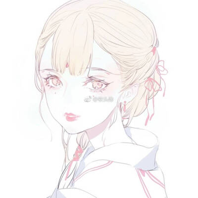 图源自网络侵删
动漫二次元女生头像