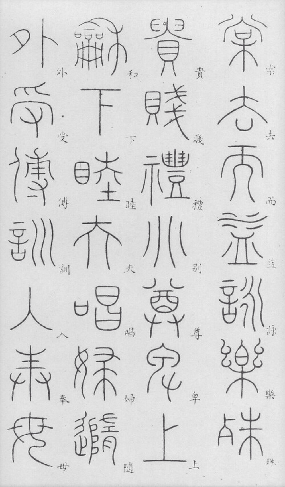 小篆，其他字体