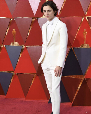 甜茶 Timothée Chalamet
2018奥斯卡颁奖典礼 
加利福尼亚，美国