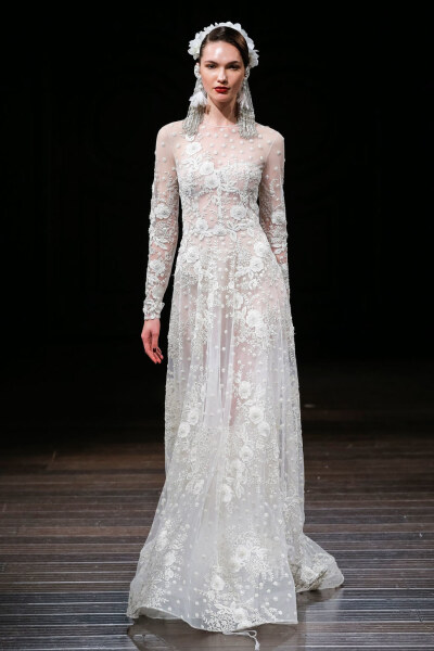 Naeem Khan（纳伊·姆汗）2018秋冬婚纱系列