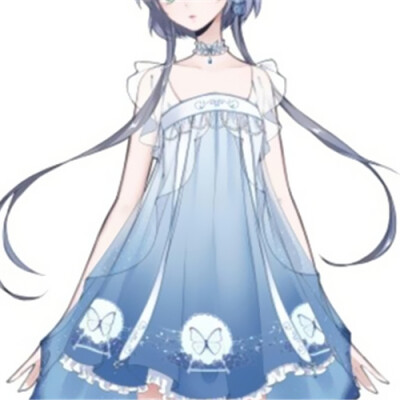 手绘 女生三人团头 组合头像