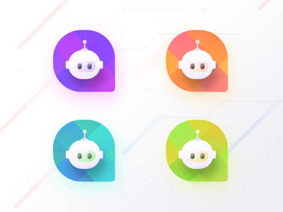 Chat bot Logo samples