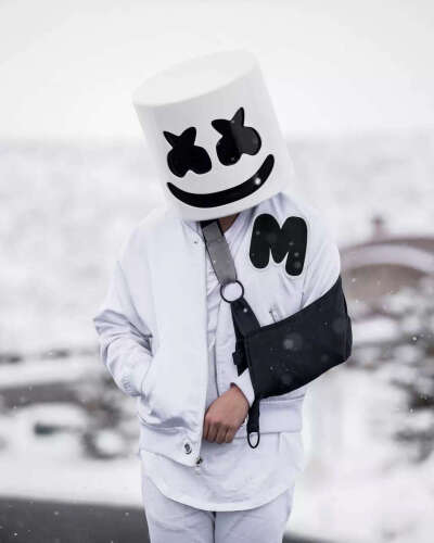 marshmello
棉：他们告诉我滑雪很好玩