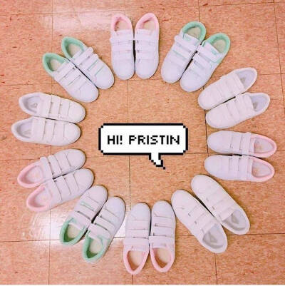 正式出道，专辑《Hi,Pristin》时期 --- Pristin是由林娜荣、金珉炅（Roa）、姜京元（Yuha）、郑银雨、姜睿彬（Rena）、周洁琼、金誉媛（Yehana）、裵成嬿、朴施妍、Kyla共10名成员组成