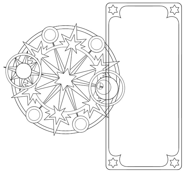 《カードキャプターさくら 》透明牌画稿