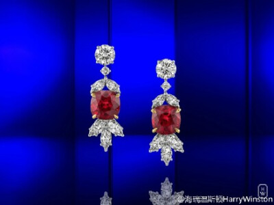 海瑞温斯顿（Harry Winston）红宝石耳环