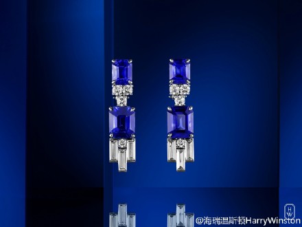 海瑞温斯顿（Harry Winston）蓝宝石耳环