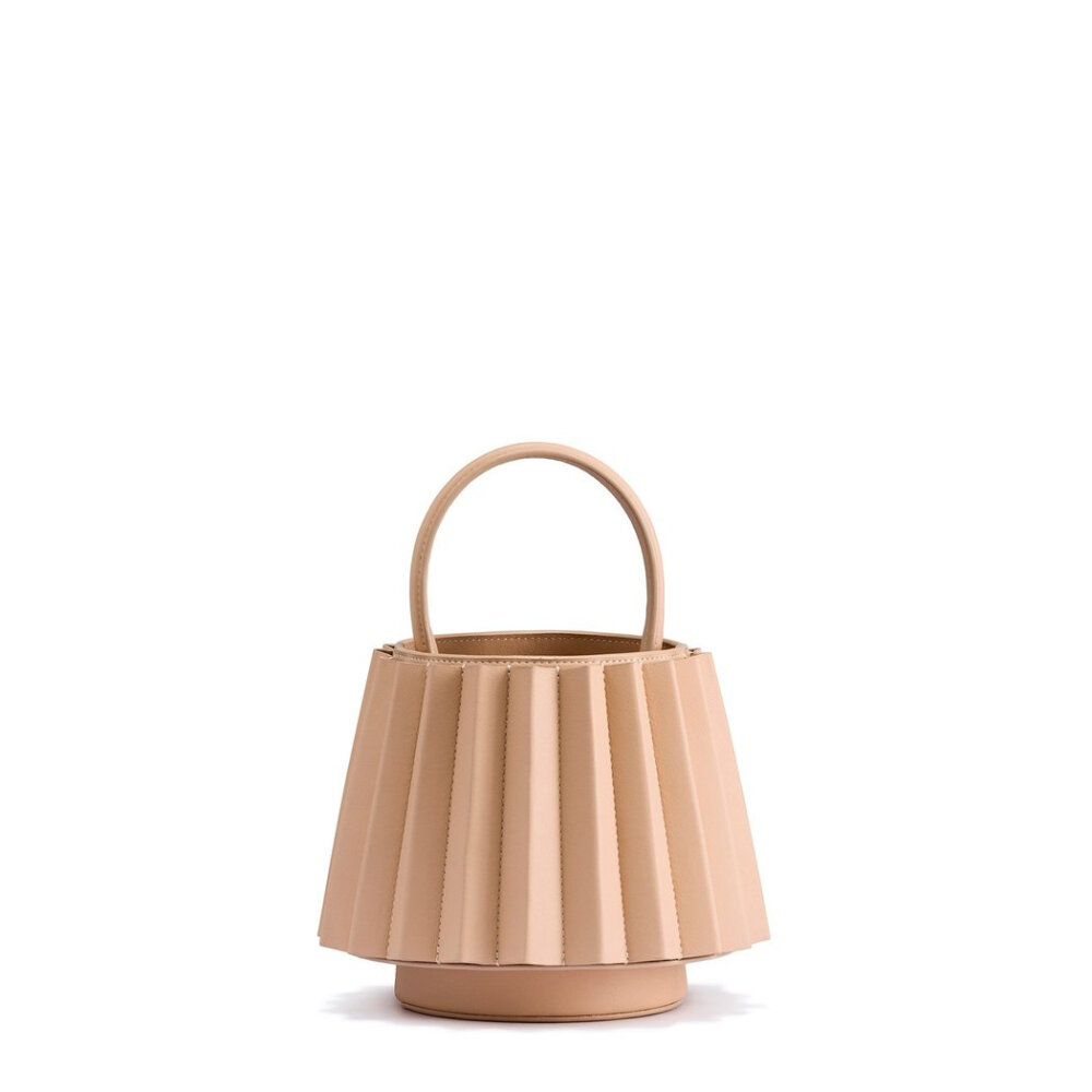 Mini Lantern Bag Pleated - Champagne