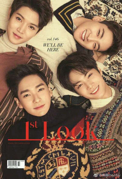 NU'EST_W(Wait)时期---❤NU'EST由Aron、金钟炫（JR）、姜东昊（白虎）、黄旼泫、崔珉起（Re）五人组成