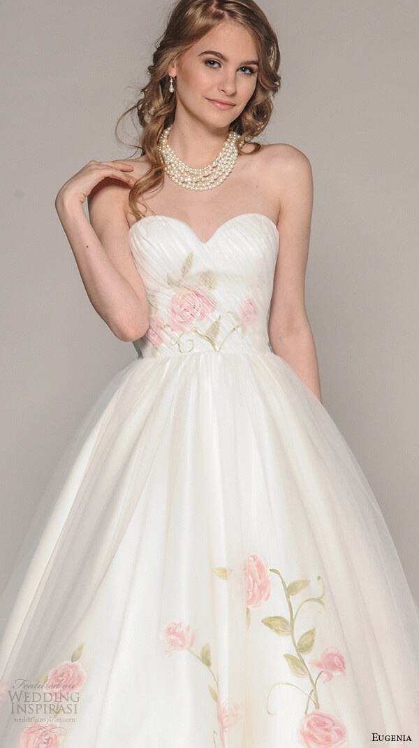 知名婚纱品牌 Eugenia Couture 2016秋冬婚纱系列LookBook 新季系列优雅的设计、精致的装饰，充满了童话般的浪漫～