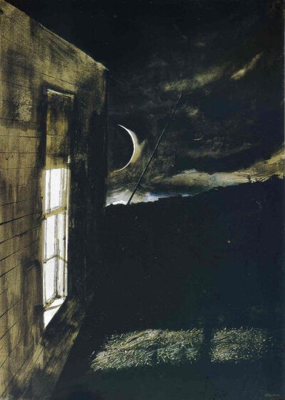 美国当代新写实主义画家 Andrew Wyeth