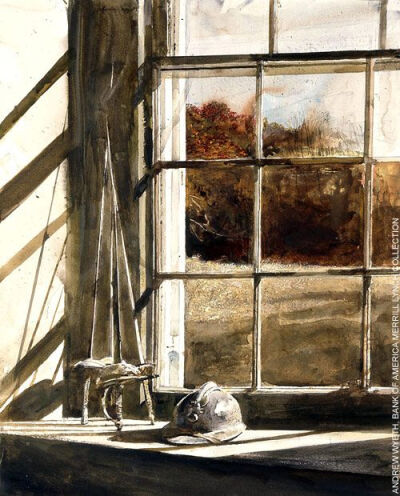 美国当代新写实主义画家 Andrew Wyeth 