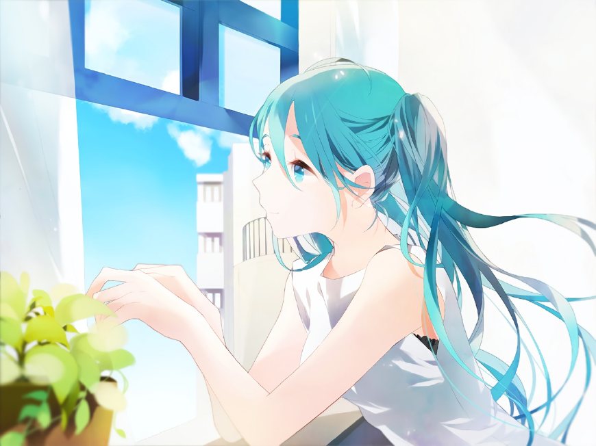 二次元 初音 高清 唯美森系