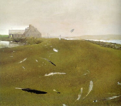 Andrew Wyeth（1917年7月12日-2009年1月16日）美国新写实主义画家。