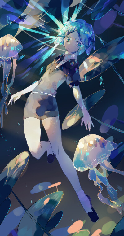 宝石之国 绘师：lobelia（pixiv id=19920821）本作品pixiv id=67676877