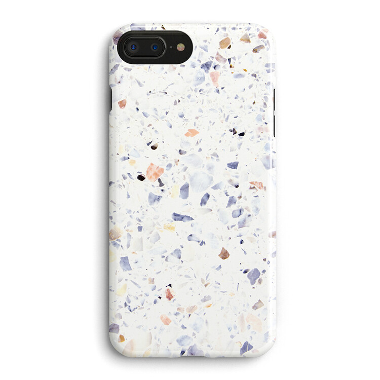 彩虹玻璃大理石马赛克iPhoneX87plus6S磨砂苹果手机保护壳套