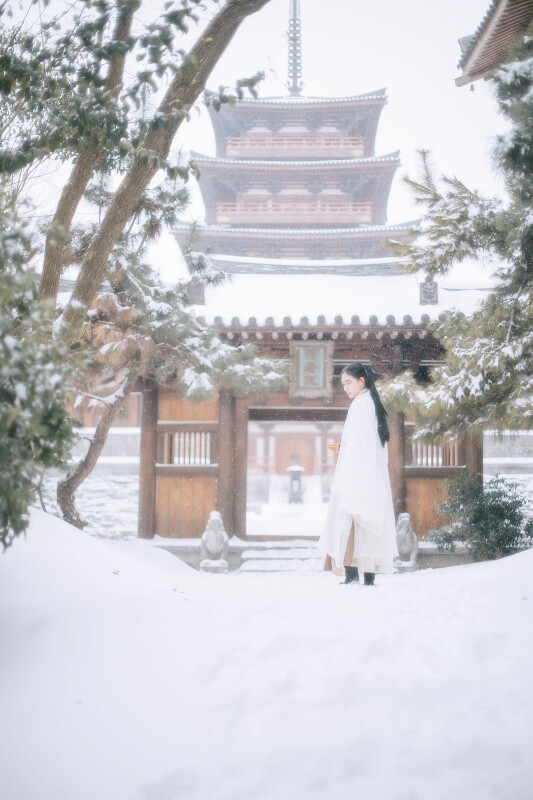 《虚名散》
懒把棋盘摆，左右对弈，输赢子二三。
雪落皇城满，寻静向空山。
醉忆拾遗进言日，秦中乐府吟，章数半。
而今词赋难，志未满，贬江岸。
雪满衣轻掸，随我山中转，一同看。
因好赋也自命不凡，如今提笔难。
雪落无声只可看，
重把闲子摆，对坐只向晚。
虚名一生有何可看，独留我词赋万年传。
摄影/后期：苏叔er
出境：@邵风观
师傅：@知竹zZ
文案：@公子寒云
汉服：@司南阁汉服
同行/造型/妆容：@-肖·肖-