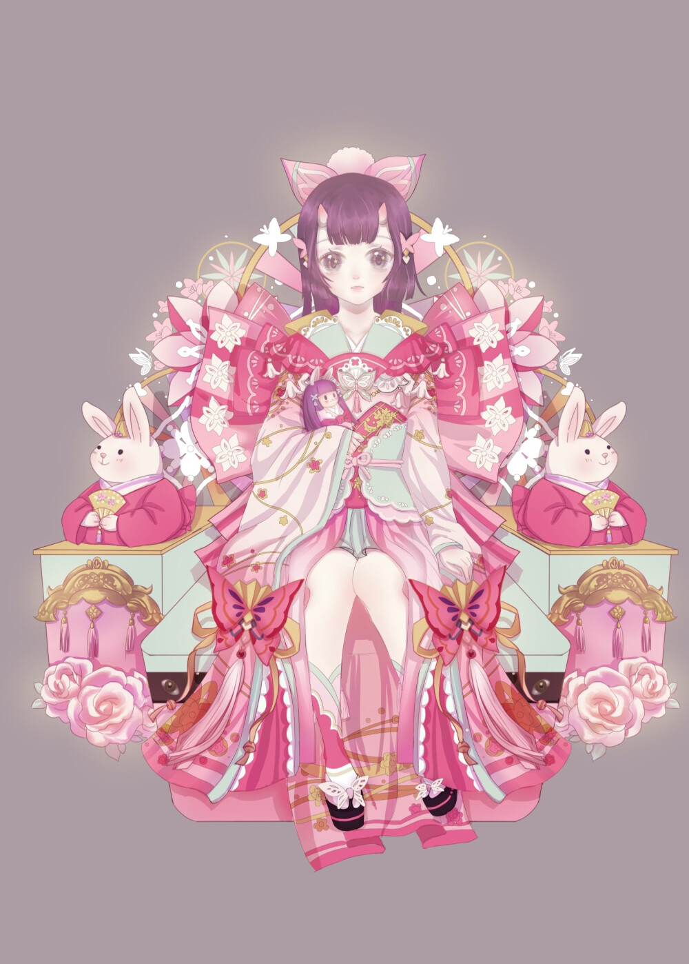 绘图放弃治疗萌萌哒风车人偶