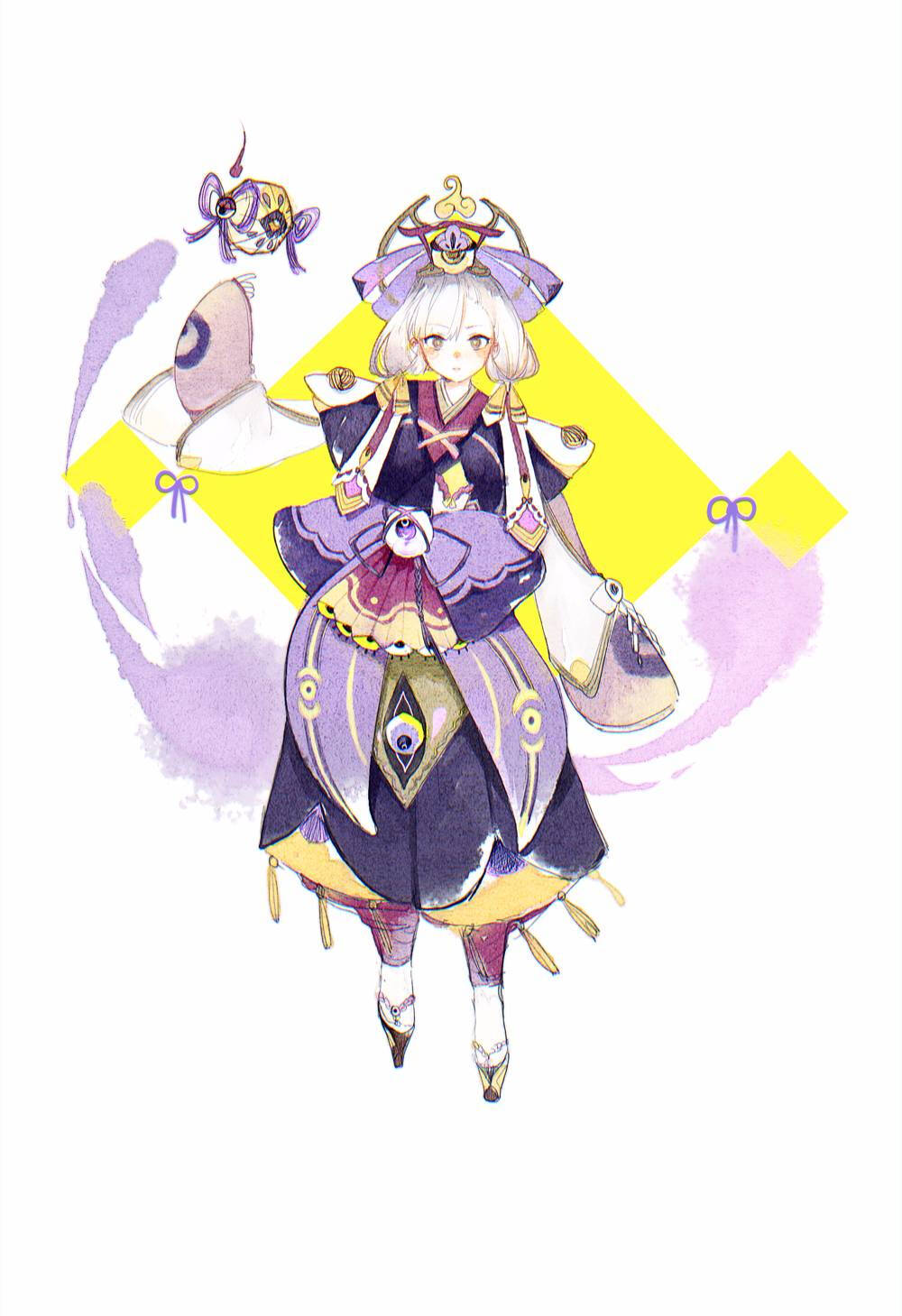 绘图：rolalra；百目鬼-紫苑目华