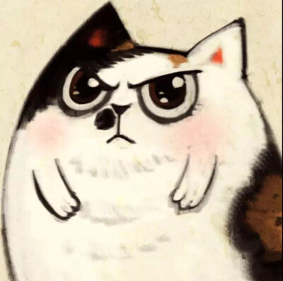 泡面画的喵，头像