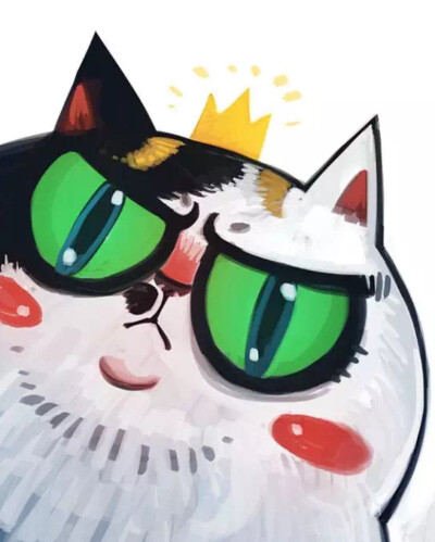 泡面画的喵，头像