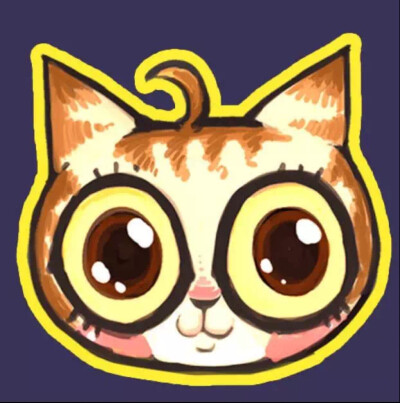 泡面画的喵，头像