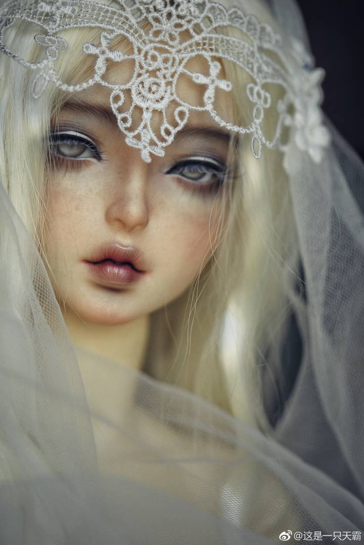 bjd漂亮娃娃妆面图源见水印