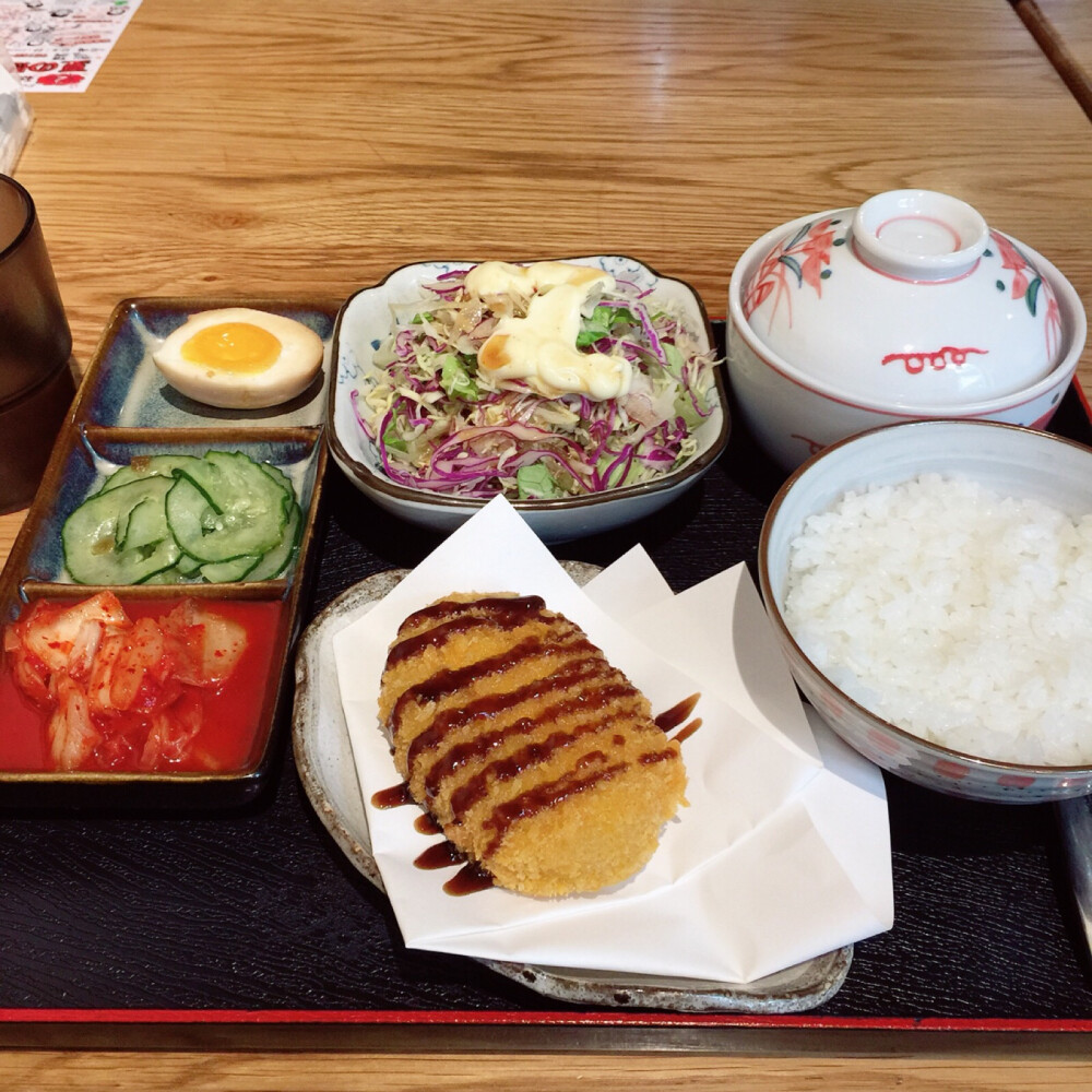 土豆饼定食