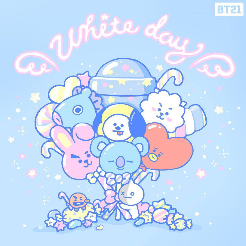 bt21 van koya rj shooky mang chimmy tata cooky