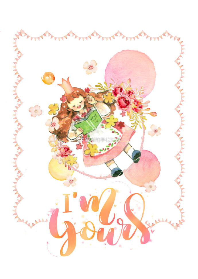 #手帐素材# 呆呆的手帐素材分享【50】第50份素材啦！突然画风一转变成可爱风！因为我是小可爱！（呕这次的素材比较适合小主体！比如半身人像什么的，因为框框不大。附简单拼贴示例一张，纸张大小为A6离开俺hui家xue主xiao子的第一天，想她俩。...展开全文c