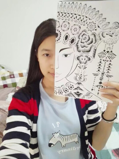 刻纸——《脸谱》