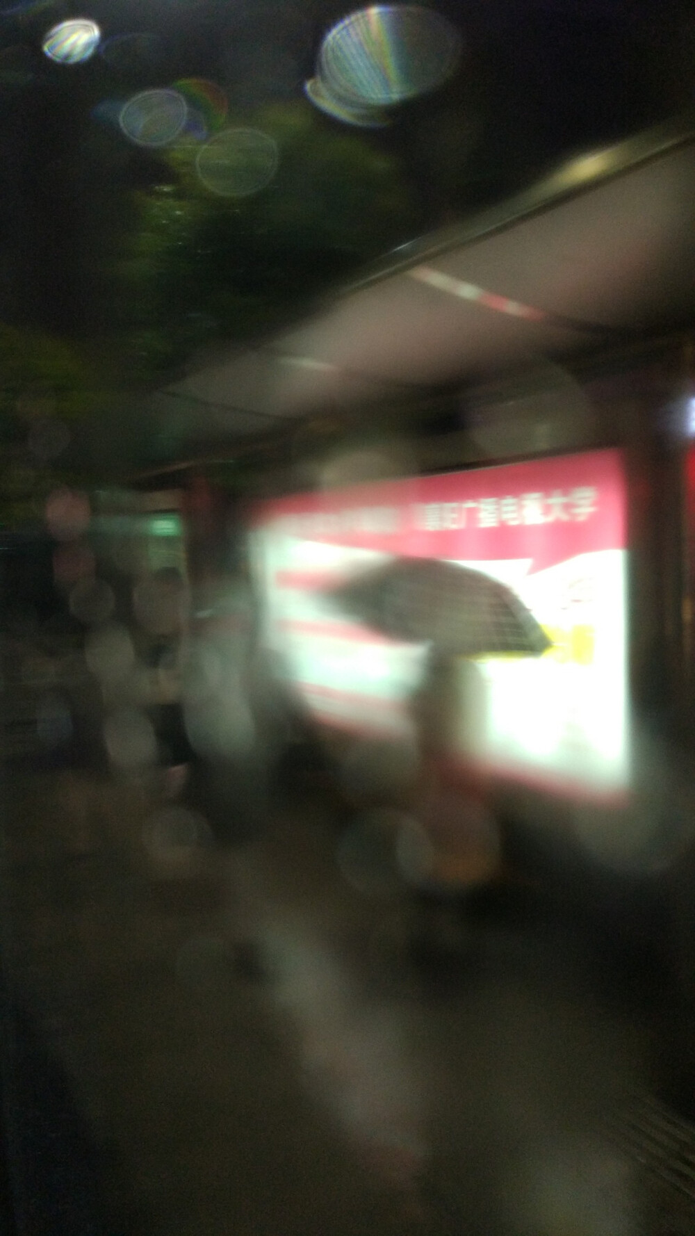 雨夜的光。