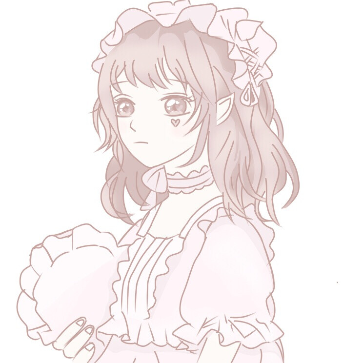 自描头像女头漫头