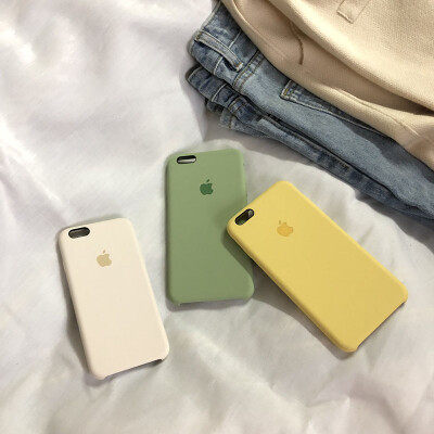 液态硅胶手机壳iphone6/6s/6sp软壳多色苹果PLUS防摔?；ね饪莍ns