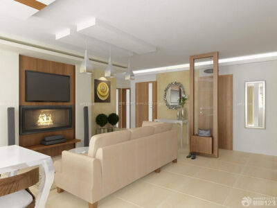 日式风格80平米小户型客厅家具摆放