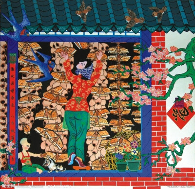 农民画