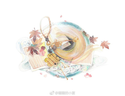 手绘古风静物
画师：画画的小夏