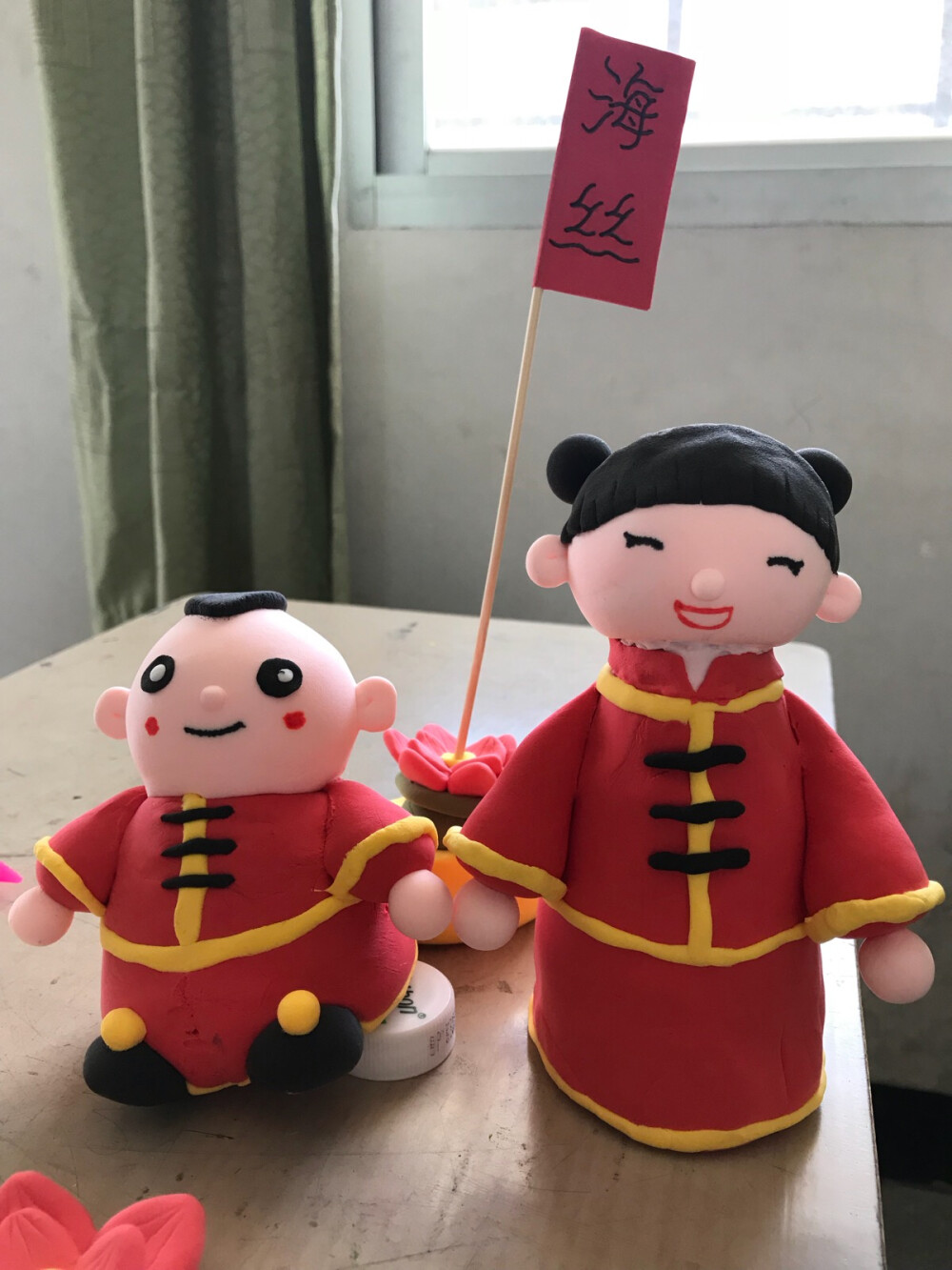 姐弟俩纸黏土超轻彩泥