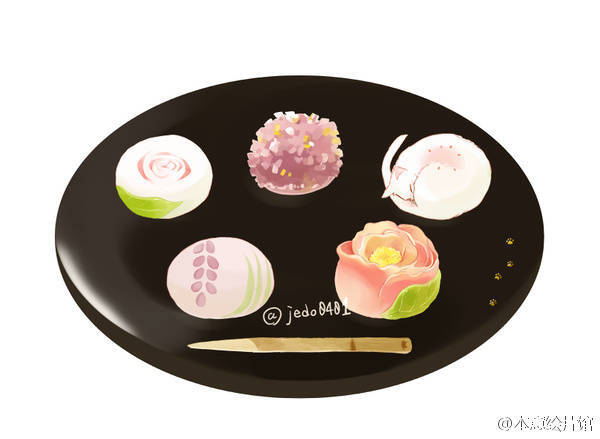 猫与美食的结合！
pixiv画师:白地図(hakutizu)